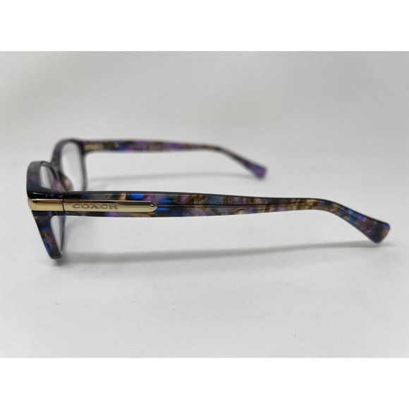 COACH Eyeglasses HC 6065 5288 Confetti Purple 51 [] 17 135 - Picture 4 of 10